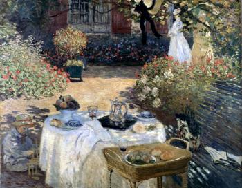 尅勞德 莫奈 The Luncheon (Monet's Garden At Argenteuil)